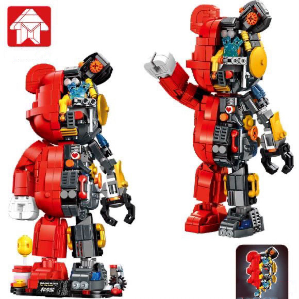 Lego Violent Bear Red 852pcs