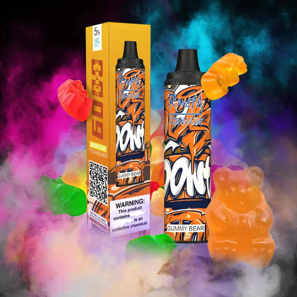 Randm Tornado 6000 Vape Pod Device 2PC (9/30 Orange Soda ）