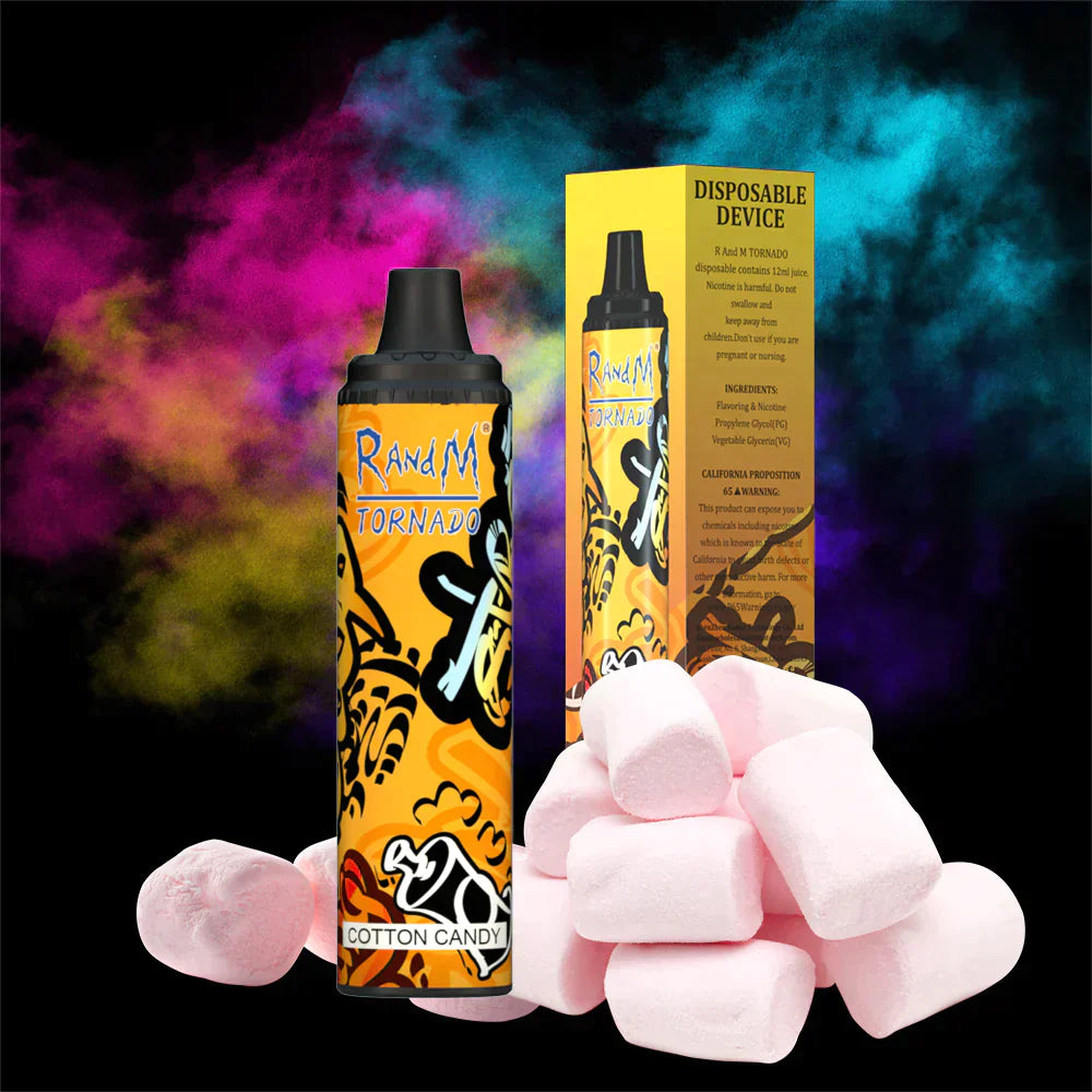 Randm Tornado 6000 Vape Pod Device 2PC (10/30 Banana Milk ）