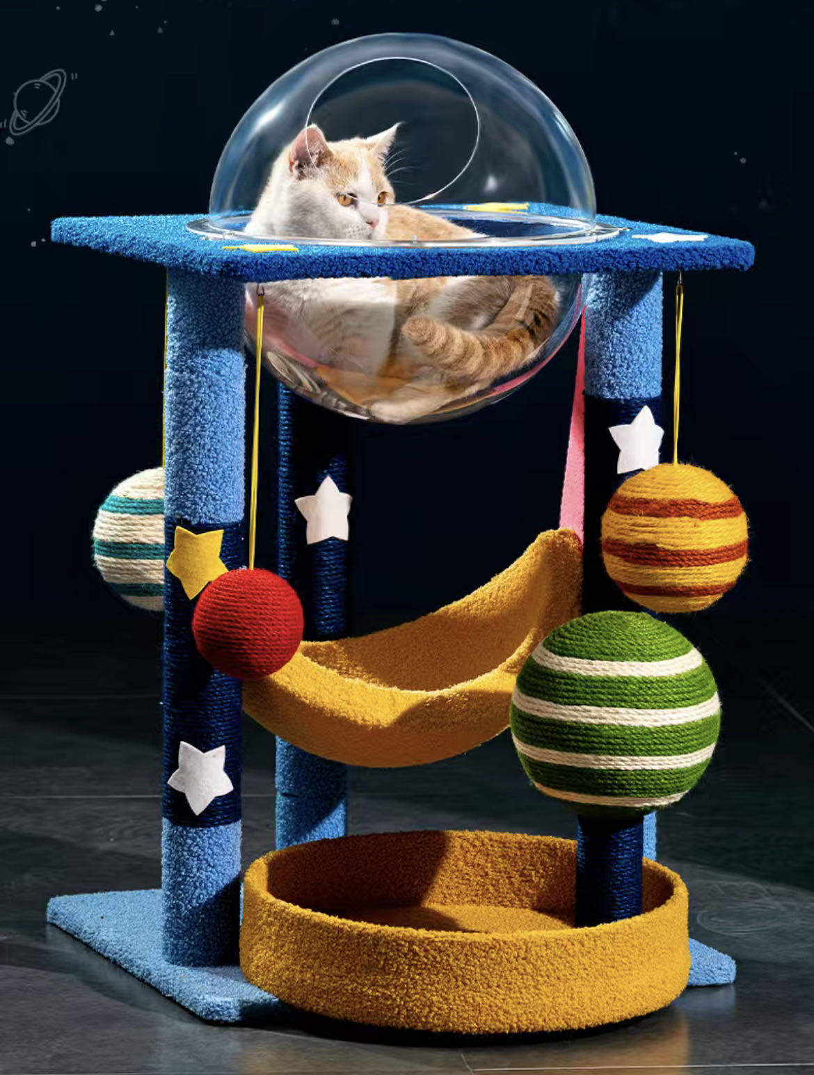 1pc Beautiful Integrated Cat Tree/Cat Tower&Bed