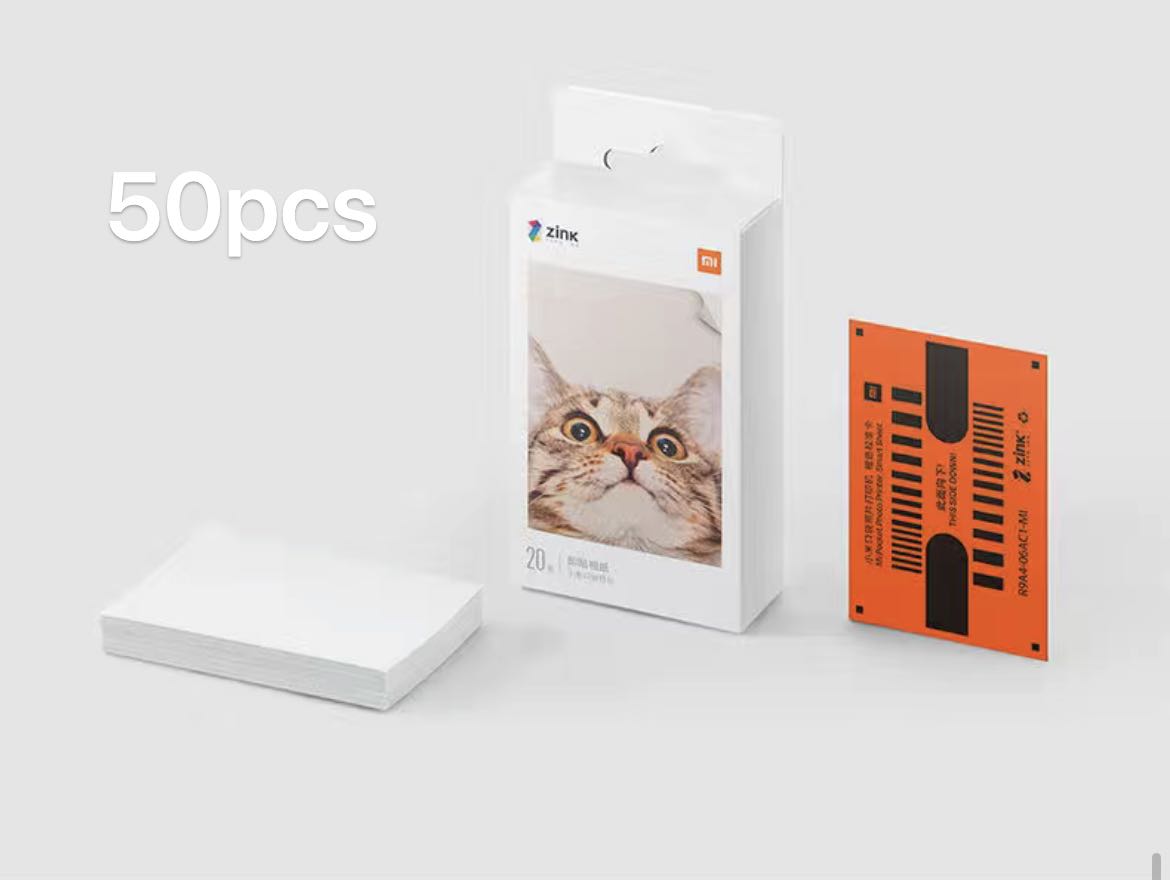 Xiaomi Mi Portable Photo Printer Zink with Paper Gloss 50 sheets