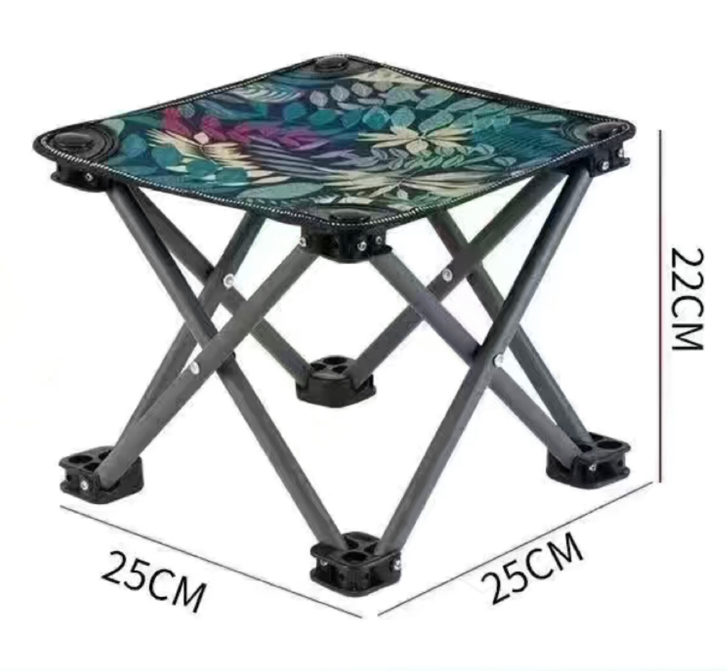 1pc Portable Lightweight Folding Stool/Fishing/Camping